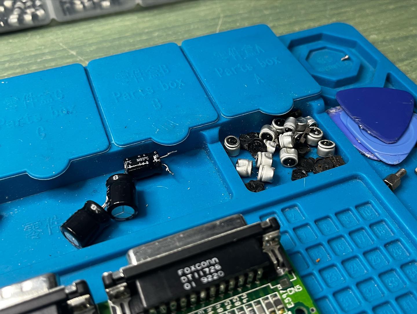 Scheda madre Amiga 600 pronta al collaudo